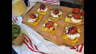 Polenta🇮🇹 With Burrata amp Roasted Tomatoes 2022 Food is my Love Language [upl. by Giarg141]