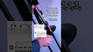 Symphony Clean Bandit trombone tutorial shorts [upl. by Nuawed198]