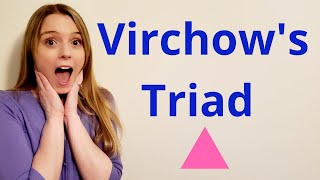 VIRCHOWS TRIAD BLOOD CLOTDVT [upl. by Eerazed]