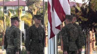 Morning Colors at Camp Pendleton [upl. by Verdha650]