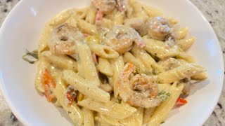 Shrimp Alfredo Pasta Creamy amp Delicious [upl. by Eliezer950]