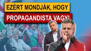 PROPAGANDISTA vagy ÚJSÁGÍRÓ 😵‍💫Lapáttal verné arcon🥴 a kormánypárti sajtómunkás Magyar Pétert [upl. by Arahs]