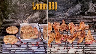 Wir grillen Lammfleisch [upl. by Odrude]