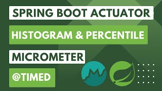 8 Spring Boot ActuatorMicrometer Enable Histogram and Clientside Percentile for Timer [upl. by Malkin482]