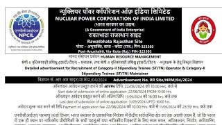 NPCIL Tata Group Deepak Fertilizers Technip  Latest Jobs  Multiple Dept  Date 2024 [upl. by Nomelihp]