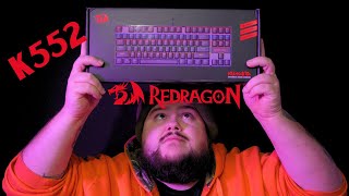 Redragon K552 Mechanical Gaming Keyboard 87 Key Rainbow LED Budget Keyboard Review [upl. by Ku]