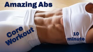 The Best 10 minute No Equipment Abs Workout [upl. by Malkah540]