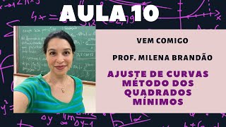 Ajuste de curvas  Método dos Mínimos Quadrados [upl. by Kathy]