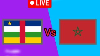 Morocco vs Central African Republic live football match today CAF Africa Cup of Nations [upl. by Uahc]