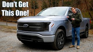 The 2022 Ford F150 Lightning is a Great Value IF You Get the Right Trim [upl. by Ennej96]