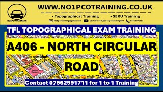 TFL TOPOGRAPHICAL SKILLS TEST HANNAH CLOSE A406  2024 PCO TRAINING [upl. by Eirok]