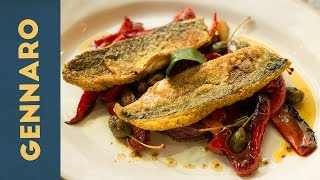 Pan Fried Mackerel amp Polenta  Gennaro Contaldo [upl. by Nwahsd]