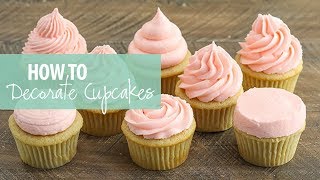 How to Frost Cupcakes [upl. by Cirdes]