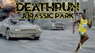 Cod 4 Mods Death Run on Jurasic Park Live CommentaryGameplay [upl. by Brynne]