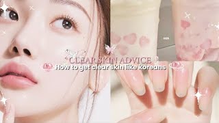 How to get clear skin Like Korean 🌷✨ [upl. by Yelda]