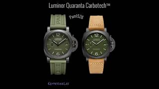 Panerai Luminor Quaranta Carbotech Pam1526 40 mm Carbotech case pam01526 [upl. by Okorih]