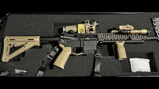 Tokyo Marui TM MWS Mk18 Mod 1 GBBR Gas Blowback Rifle [upl. by Romilda]