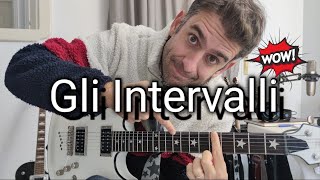 Suonare la Chitarra conoscendo gli intervalli [upl. by Dihgirb]