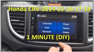 How to set the clock on a 201420152016208 Honda CRV [upl. by Sefton]