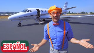 Blippi explora un avión privado  Nuevo Video  Videos Educativos para Niños [upl. by Palmer]