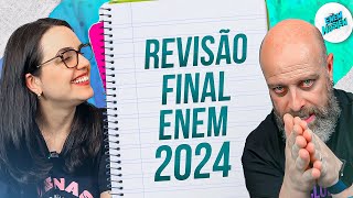 Revisão Final para o ENEM 2024 Português  Redação Professor Noslen [upl. by Saticilef]