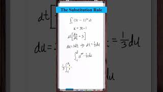 The Substitution Rule  Definite Integral  y3t150 [upl. by Medin]