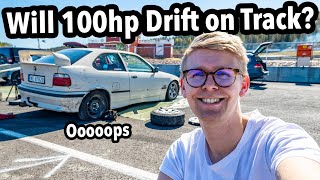 Testing My 100hp E36 Drift Hacks  Tricks Test on Track [upl. by Shishko]