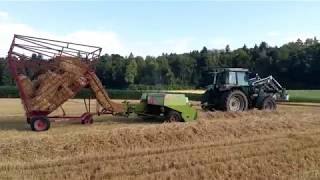 Deutz Fahr Agrostar 471 mit Claas Markant 65 [upl. by Oakes]