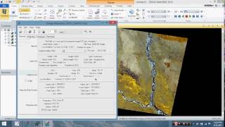 Georeferencing Image to Image in Erdas Imagine [upl. by Noella]