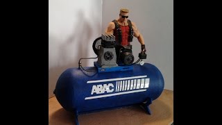 BUILDING OF A COMPRESSOR GARAGEDIORAMA 110ème SCALE CRAWLER RC [upl. by Nyltak]