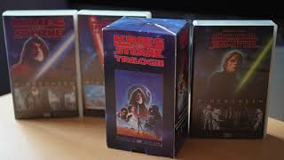 Krieg der Sterne Trilogie THX Version VHS Kassetten Vorstellung [upl. by Arramahs]