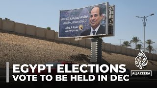 Egypt to hold presidential vote in December as economic crisis worsens [upl. by Soluk]