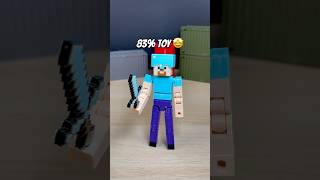 Wait for the 100🤯Details on profile🔗actionfigures lego minecraftshorts dummy toys minecraft [upl. by Havard]