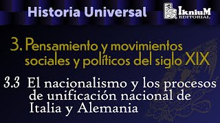 Tema 33 El nacionalismo y procesos de unificación nacional de Italia y Alemania Licenciatura [upl. by Ohce]