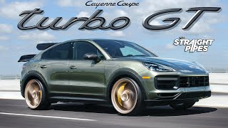 FASTEST SUV EVER 2022 Porsche Cayenne Turbo GT Review [upl. by Kobi718]