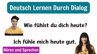 Deutsch Lernen Mit Dialogen  Deutsch Durch Alltagsgespräche Lernen [upl. by Bussey]