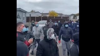 GYPSY SITE RAIDED BY HUGE GANG OF TRAVELLERS [upl. by Mir290]