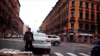 Filmpjes Rusland auto ongelukken compilatie [upl. by Aonian]