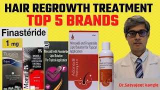 Hair Regrowth Treatment  Top 5 Brands The Best Hair growth Products [upl. by Neddy]