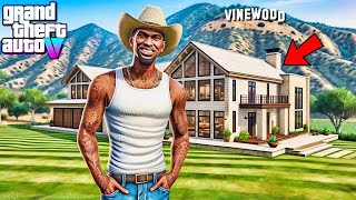 😍CJs NEW Countryside Millionaire MansionGTA 5 CJ Real Life Mod Season 1 Episode 14 [upl. by Kcirddet]