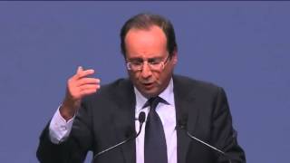 3°  Engagement de François Hollande sur le mariage pour tous [upl. by Neelyt756]