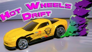 Corvette Drift on Driftpad hotwheels diecast cars racing [upl. by Robma795]