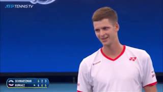 ATP CUP 2020 DIEGO SCHWARTZMAN  HUBERT HURKACZ SKRÓT MECZU HIGHLIGHTS [upl. by Niriam]