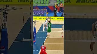 Powerful spike by Bovolenta 💪 epicvolleyball volleyballworld volleyball [upl. by Adiol]