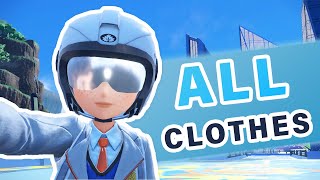 Where to buy ALL Clothes Customization in the Game ► Pokemon Scarlet amp Violet [upl. by Gnilrac]