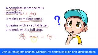 Sentences  English grammar  class 4  Explained in Hindi [upl. by Dzoba]