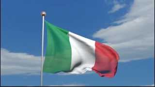 Bandiera italiana  Italian flag [upl. by Lawson516]