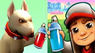 Subway Surfers PRINCE K vs DOG Gameplay HD [upl. by Airdnat]