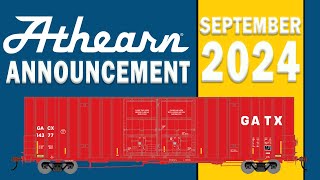 Athearn September 2024 Announcement Athearn HO 60ft Gunderson Double Door High Cube Box Car [upl. by Myra]