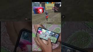 Momdad song 😘 free fire one hand gaming videos‼️ freefire trending shorts [upl. by Nnaylime385]